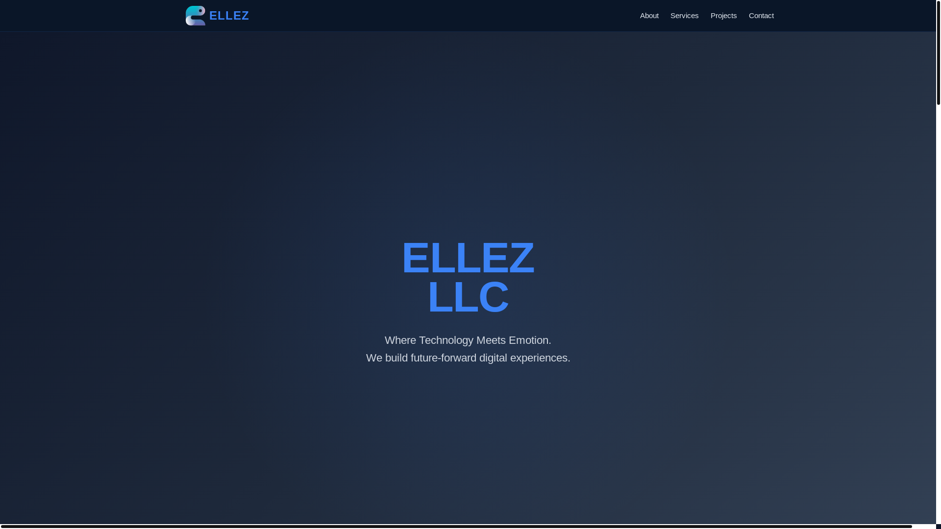 website screenshot of https://ellez-website.pages.dev/