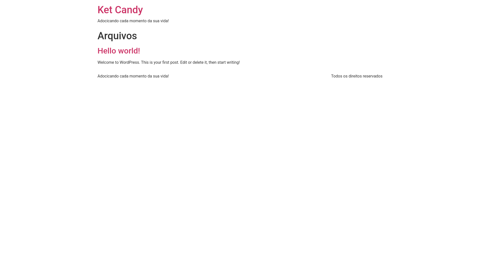 website screenshot of https://ketcandy.shop/