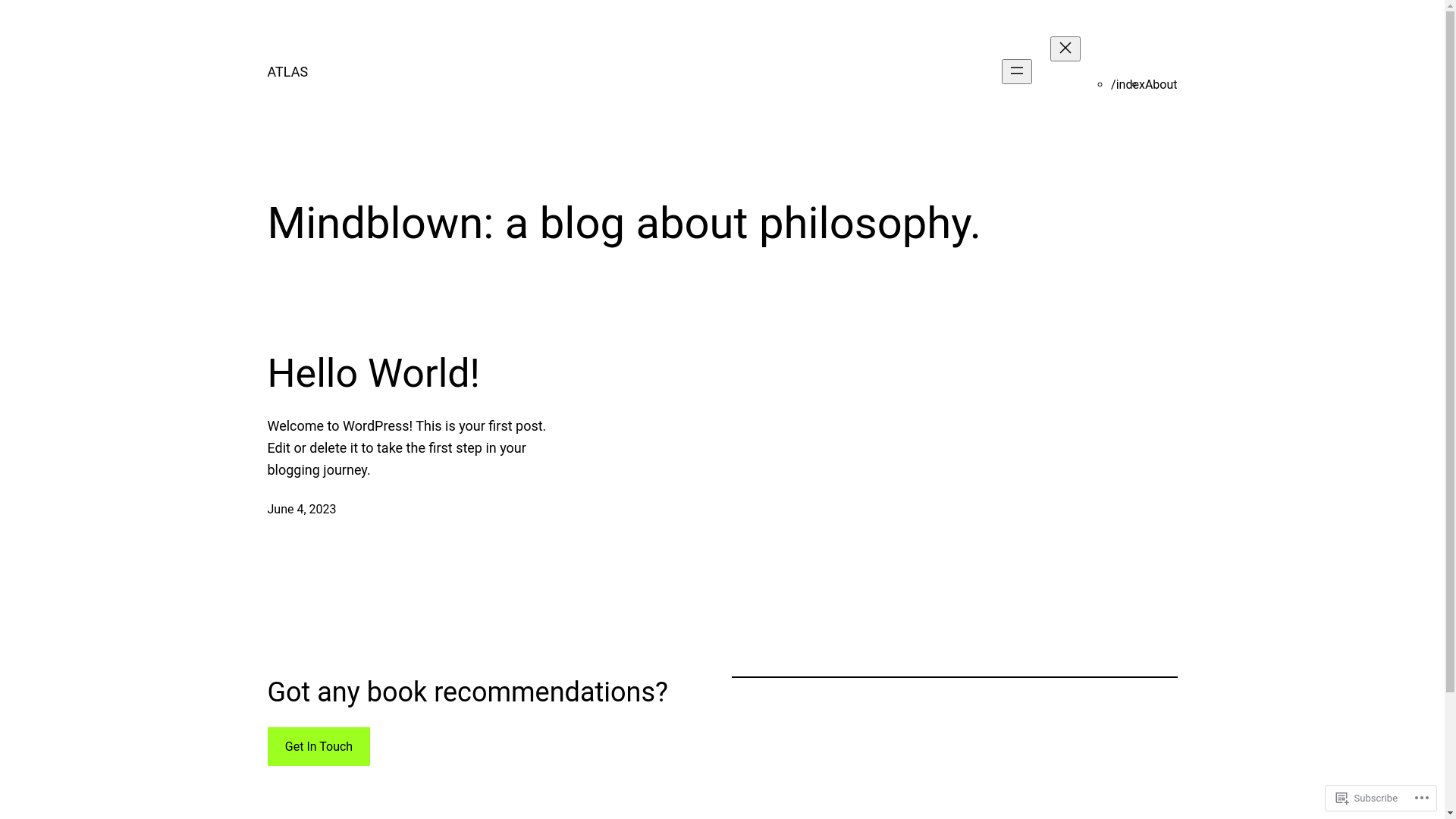 website screenshot of https://atlasidekick.com/