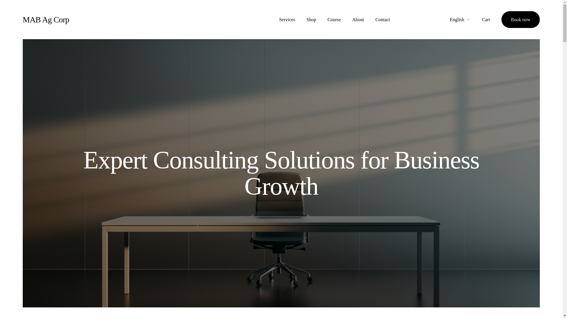 website screenshot of https://mabagcorp.ca/