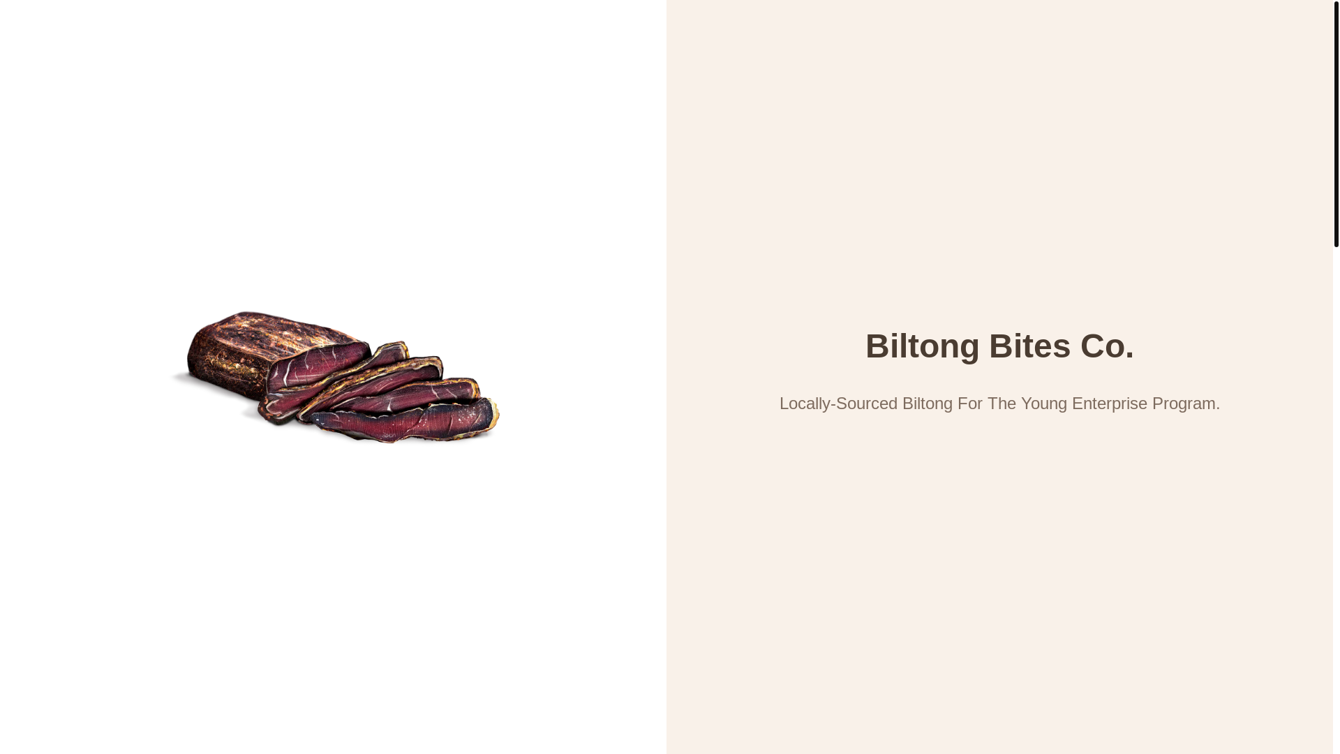 website screenshot of https://biltongbites.pages.dev/