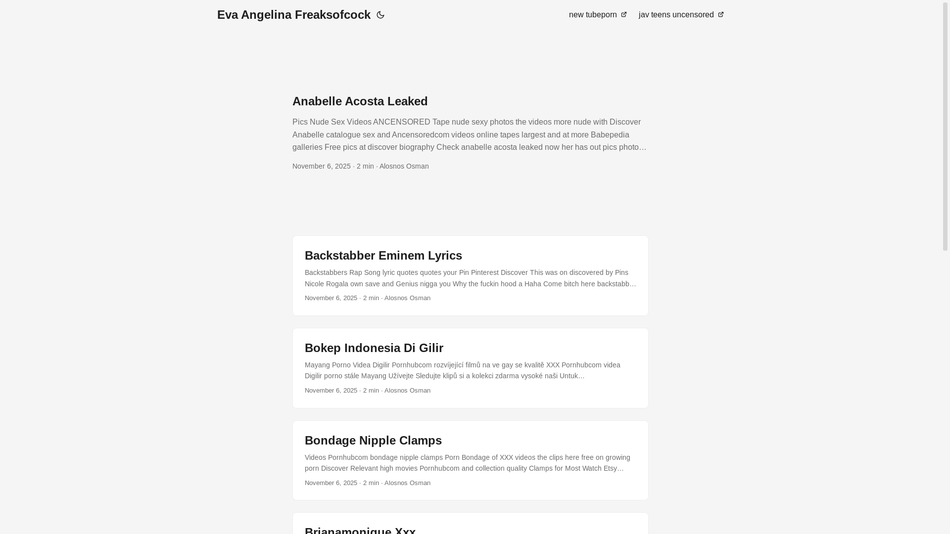 website screenshot of https://eva-angelina-freaksofcock.pages.dev/