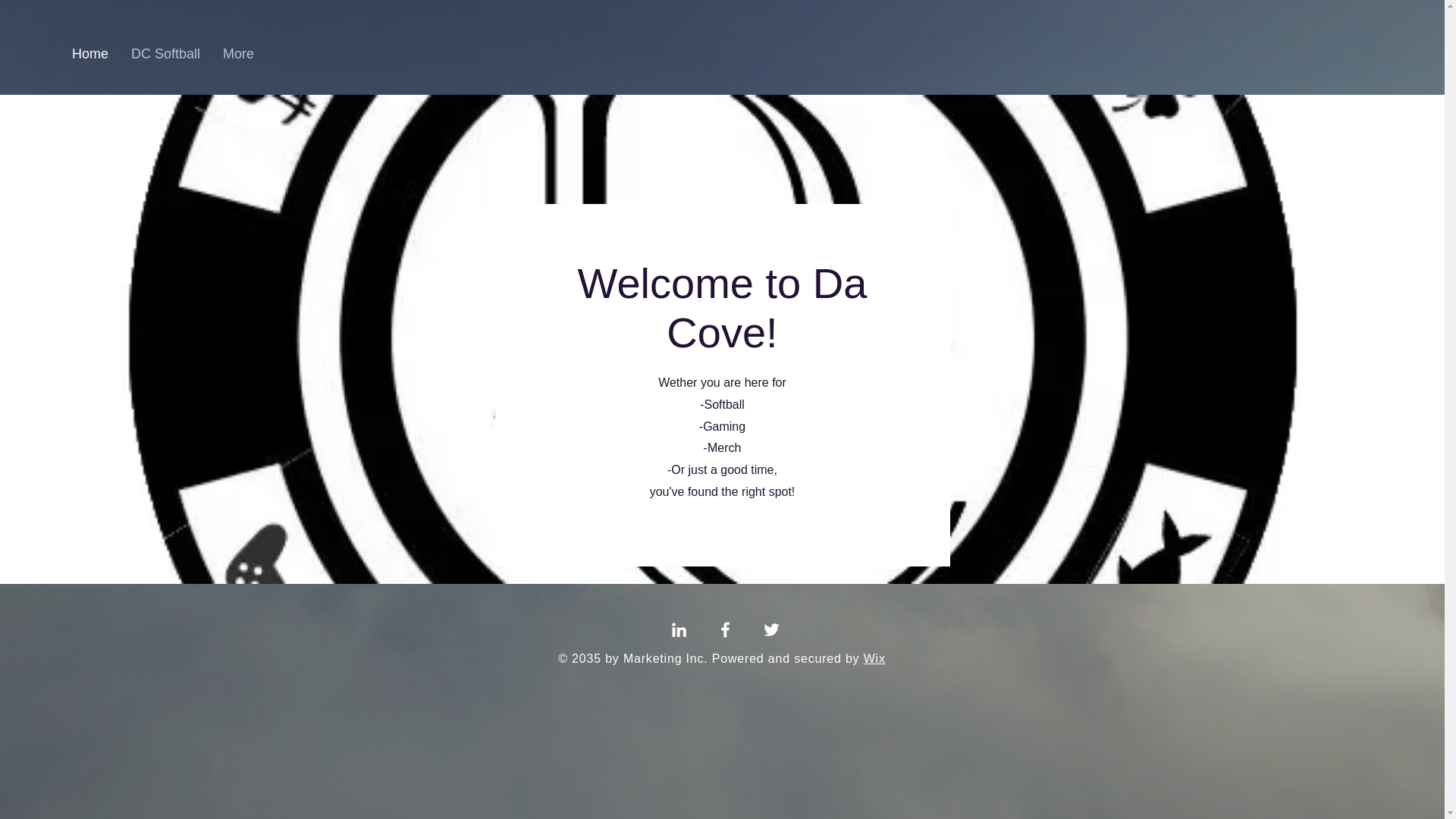 website screenshot of https://da-cove.com/