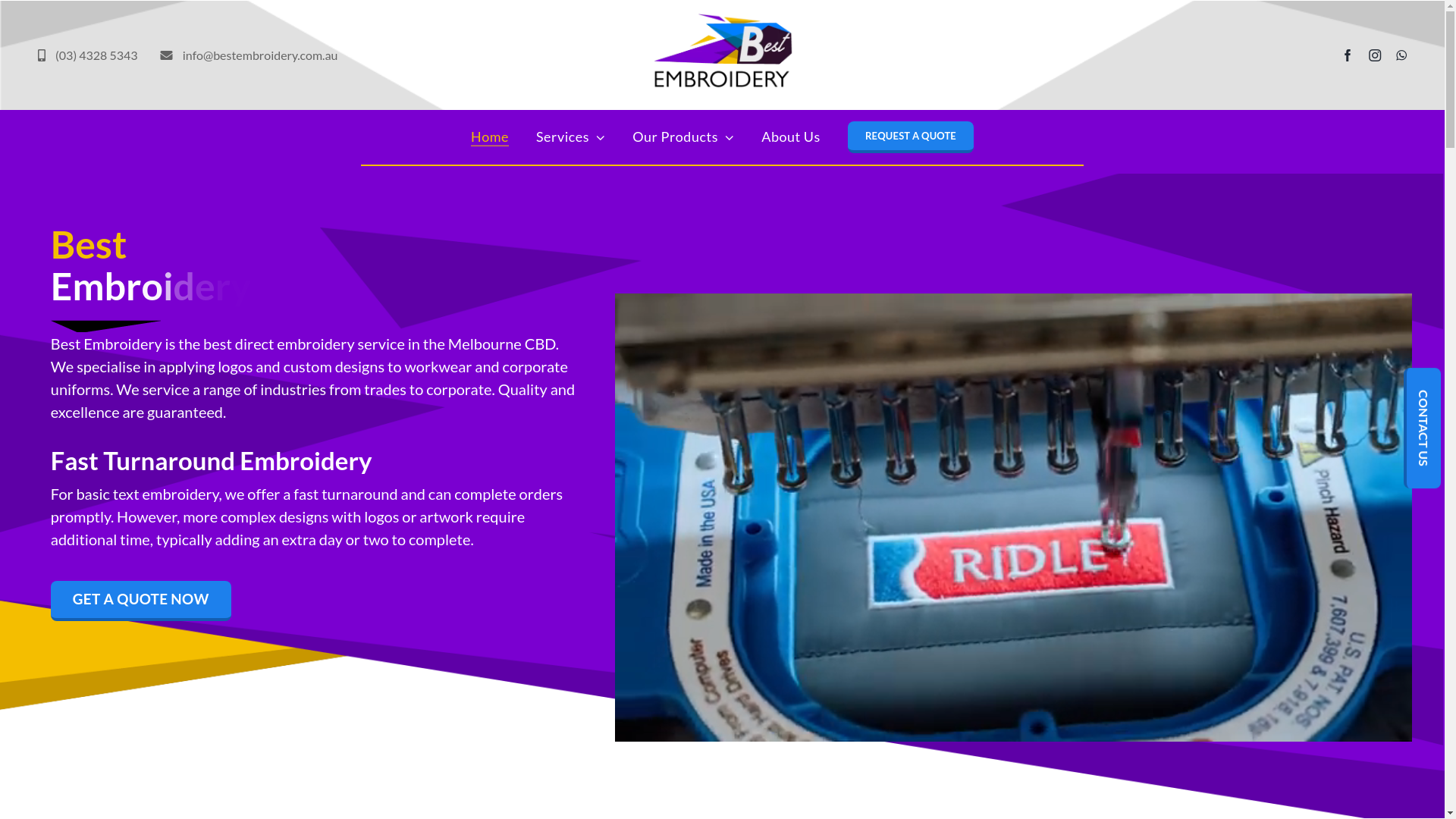 website screenshot of https://bestembroidery.online/