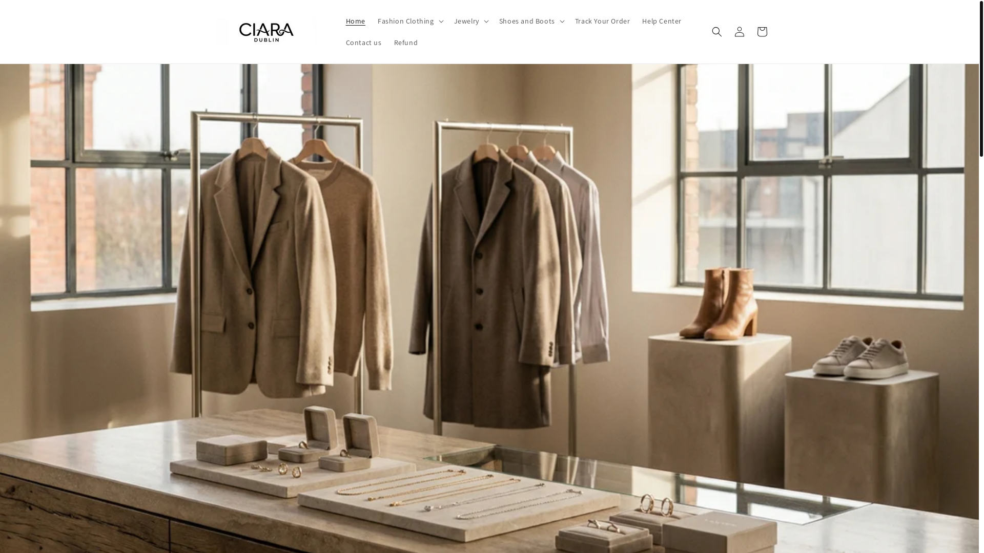 website screenshot of https://ciaradublin.com/