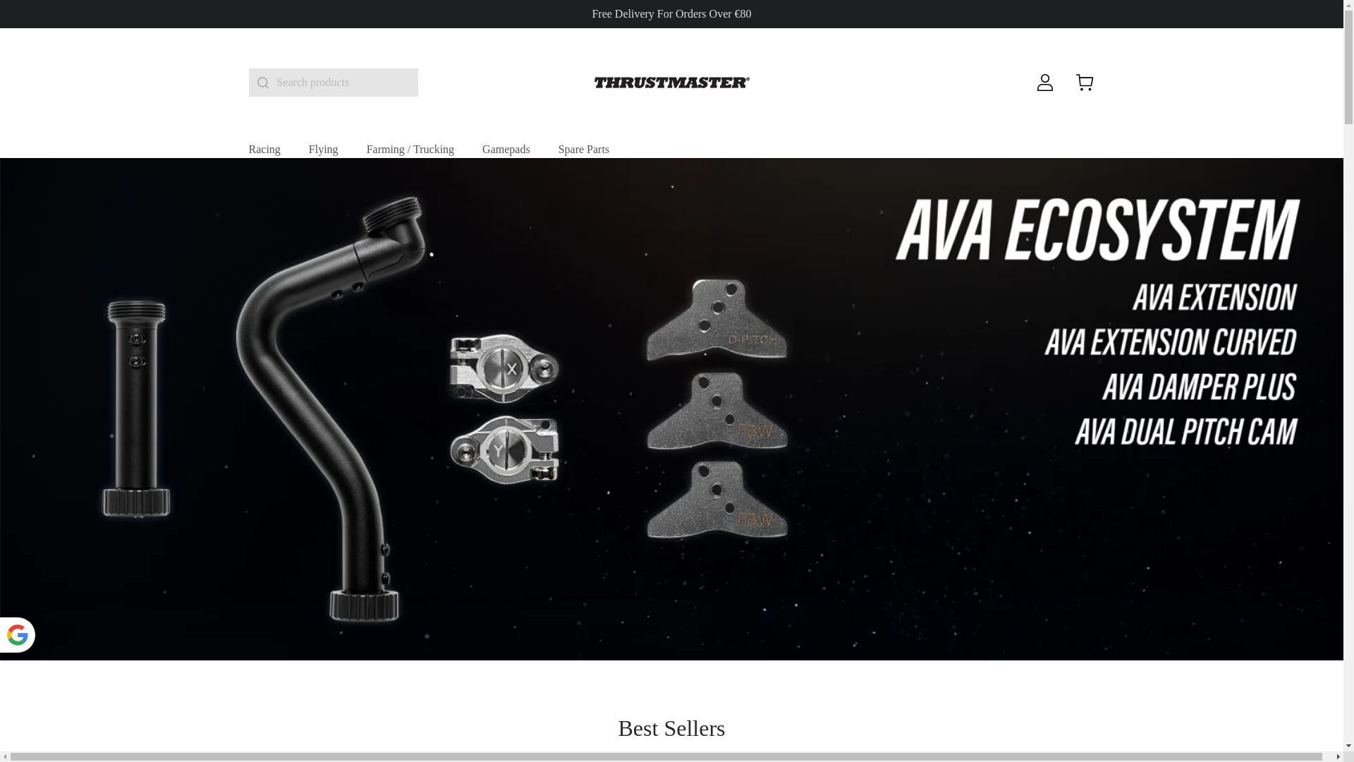 website screenshot of https://outlet-thrustmaster.shop/