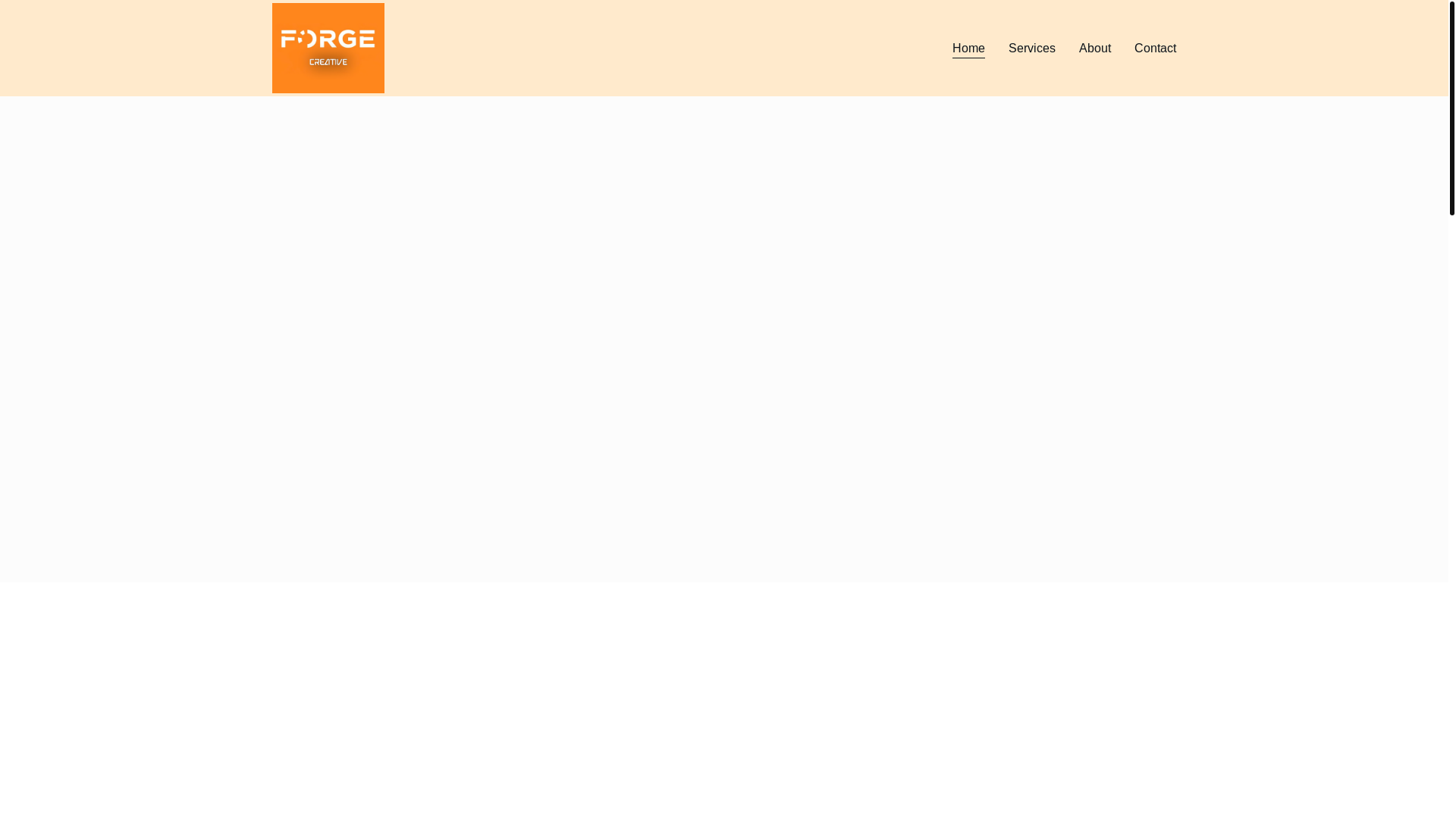 website screenshot of https://forgecreative.cz/