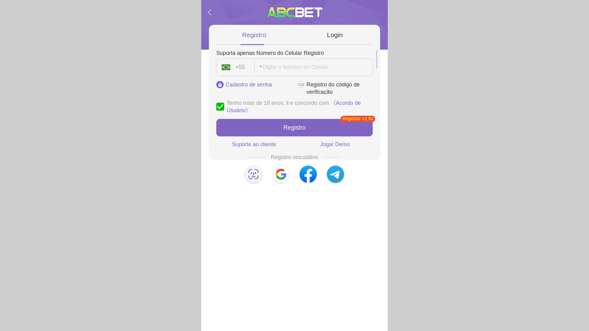 website screenshot of https://abcbet22.vip/