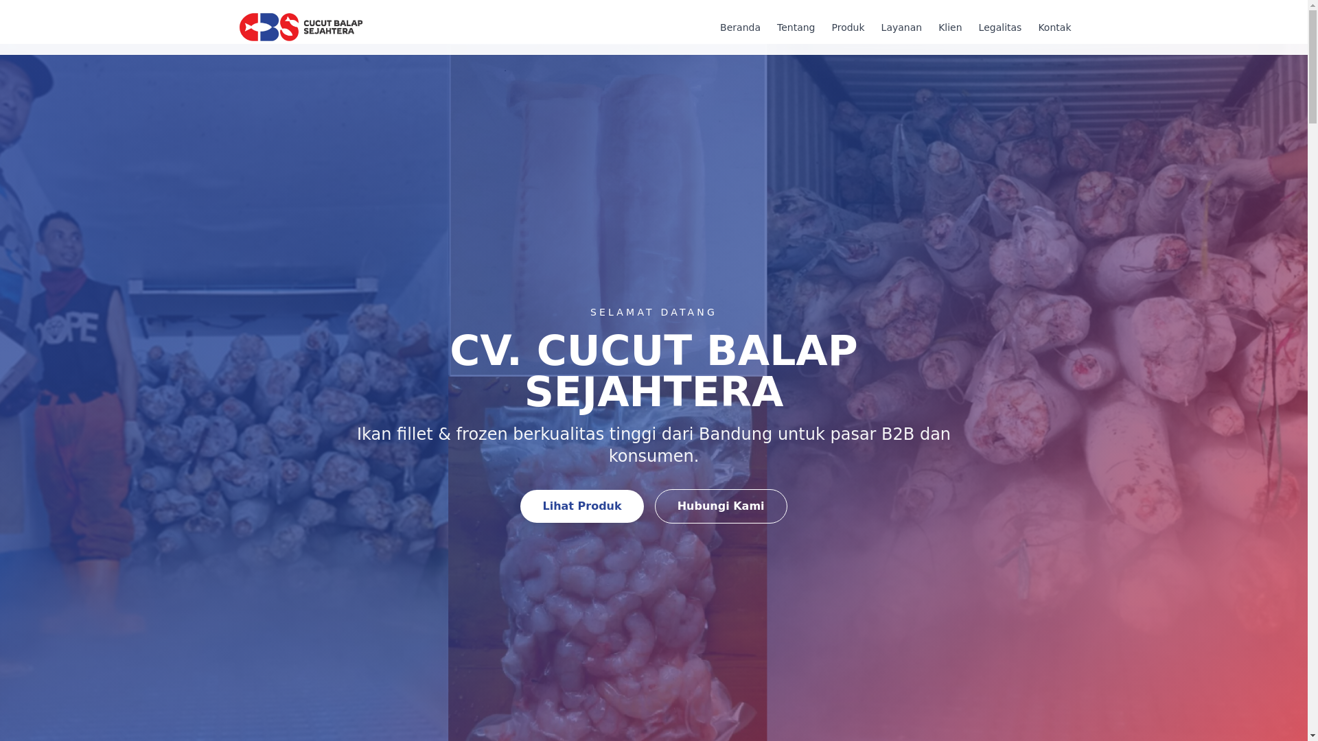 website screenshot of https://cucutbalapsejahtera.com/