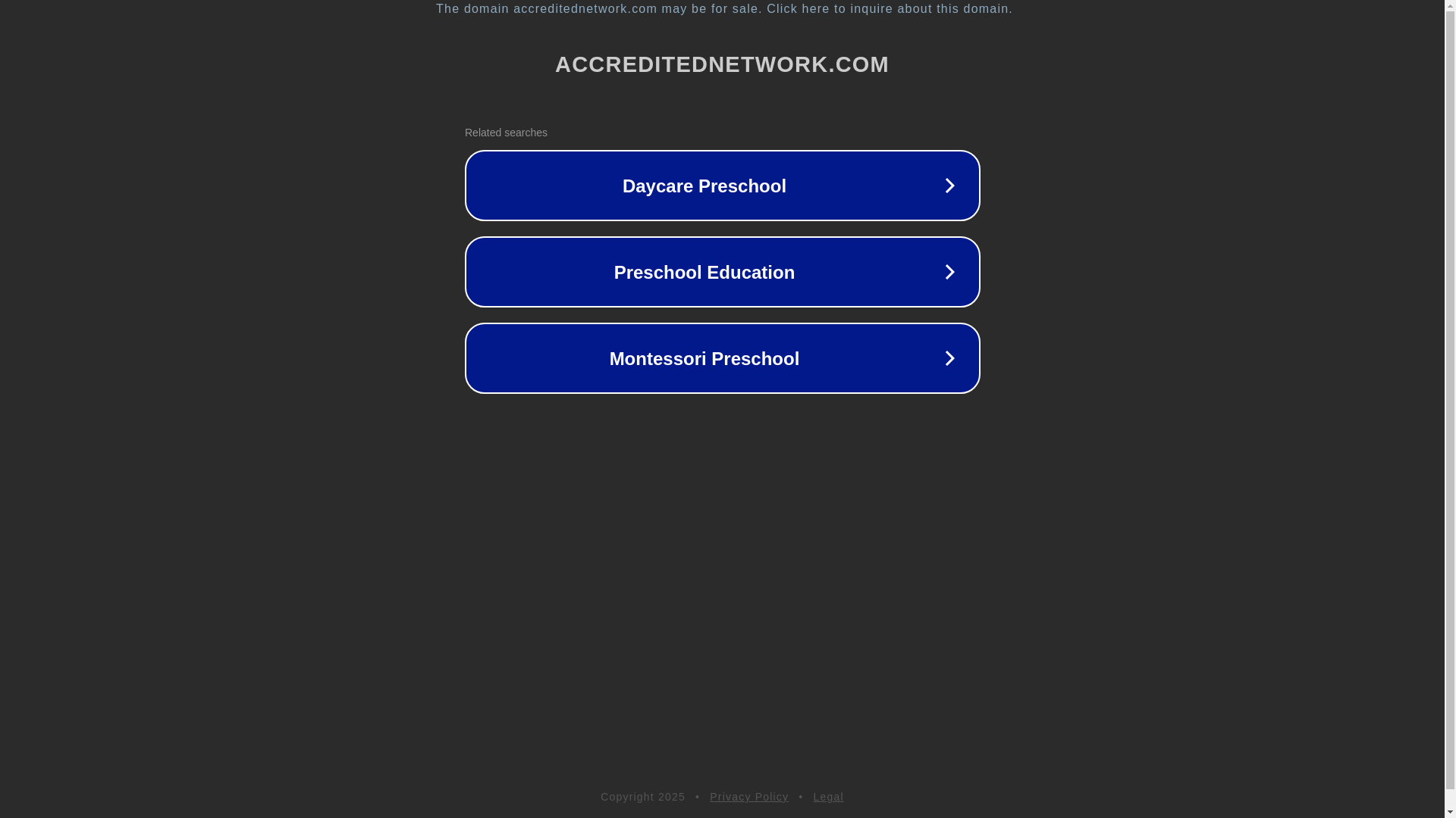 website screenshot of https://accreditednetwork.com/