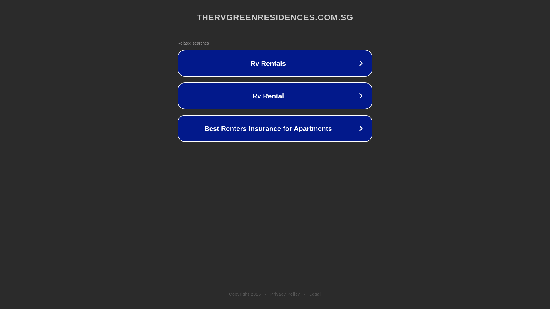 website screenshot of https://thervgreenresidences.com.sg/