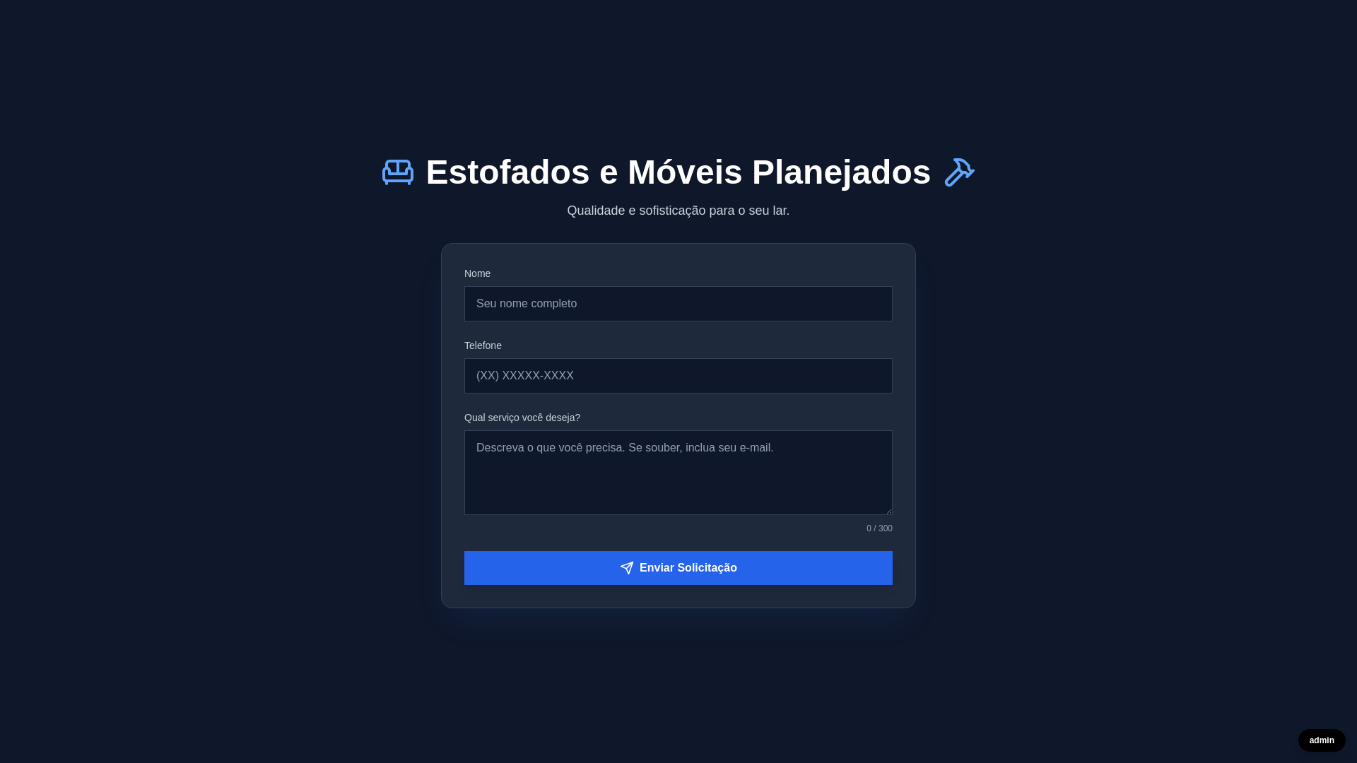 website screenshot of https://servicostech.shop/