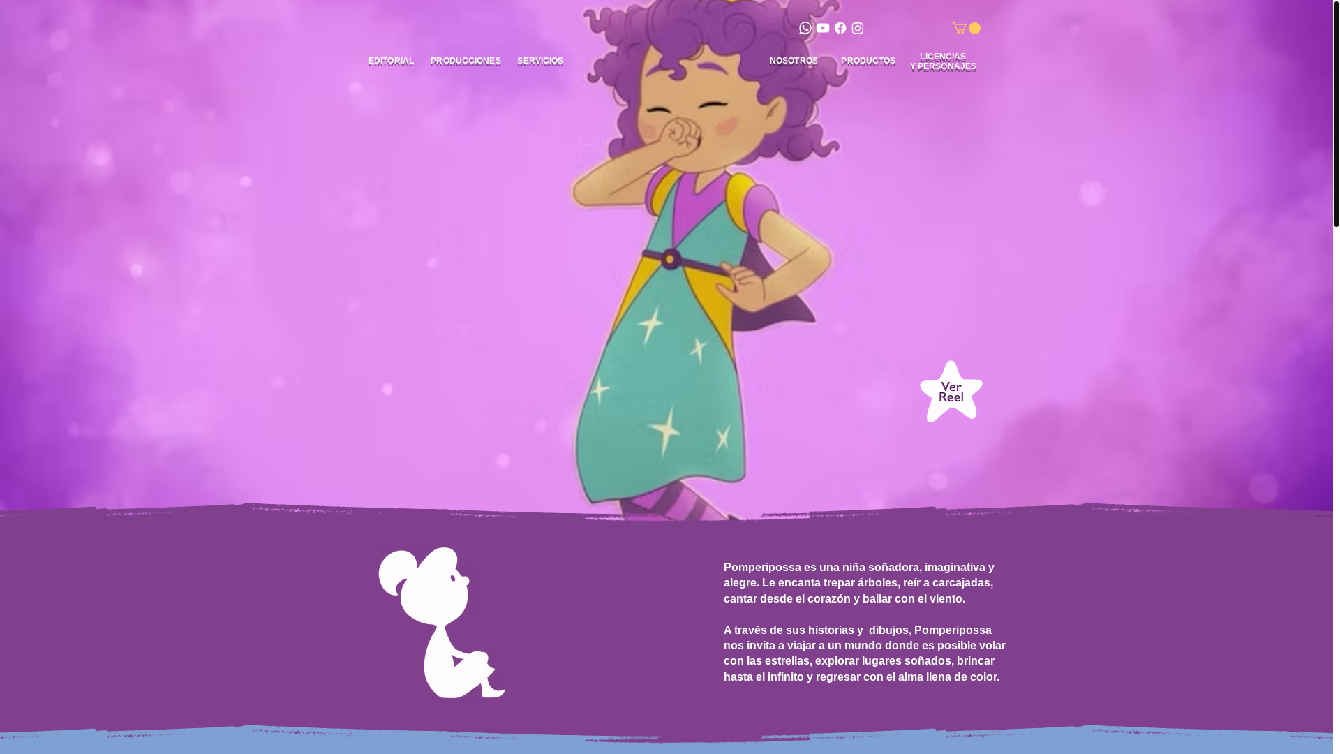 website screenshot of https://pomperipossastudio.com/