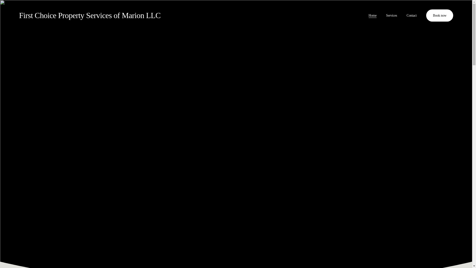 website screenshot of https://firstchoicepropertyservicesofmarionllc.com/