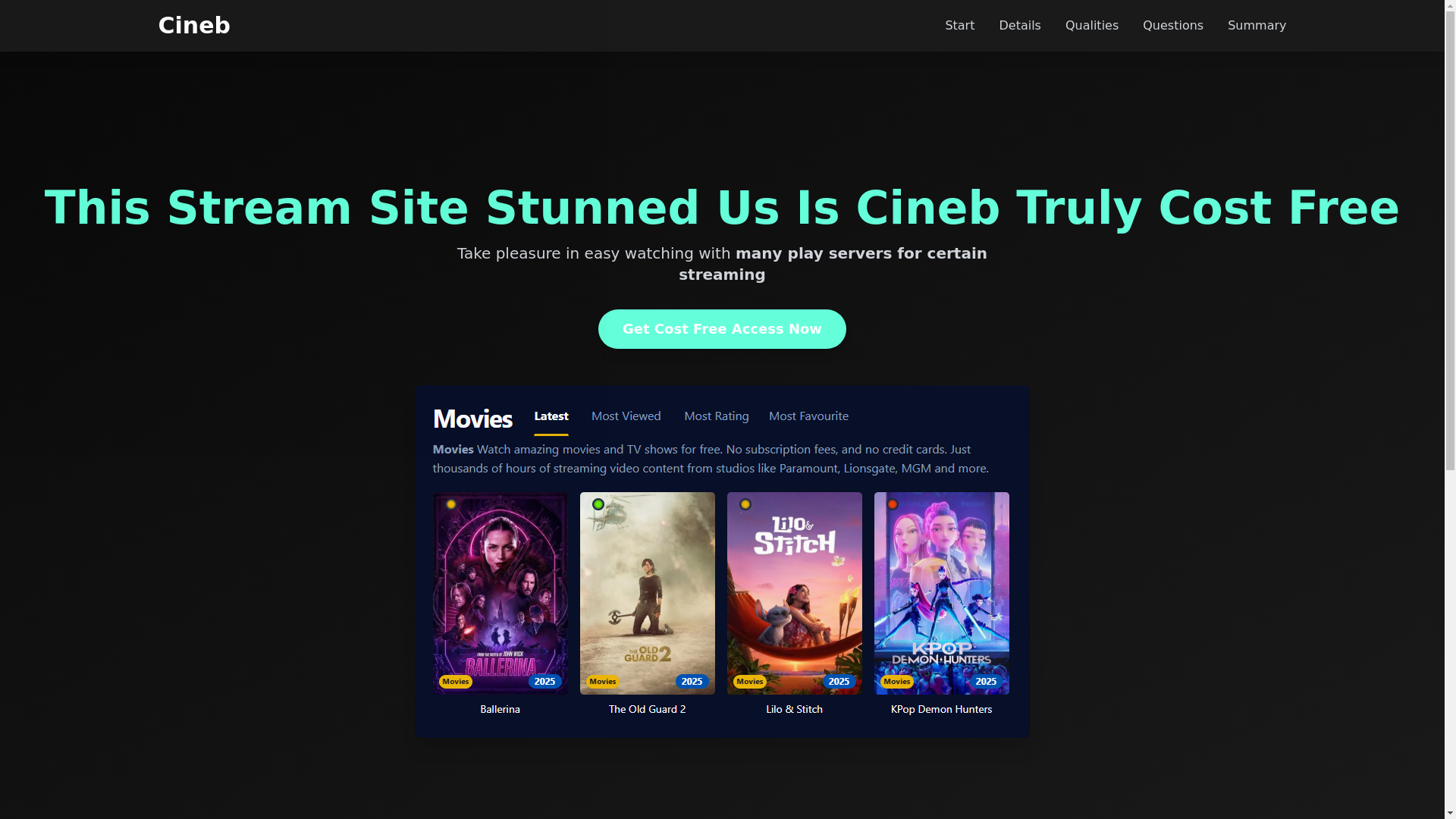 website screenshot of https://cineb-e8co.pages.dev/