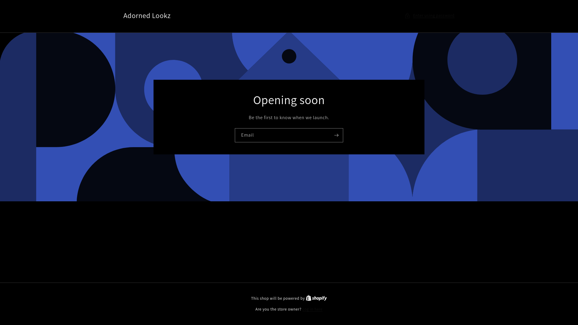 website screenshot of https://adornedlookz.com/
