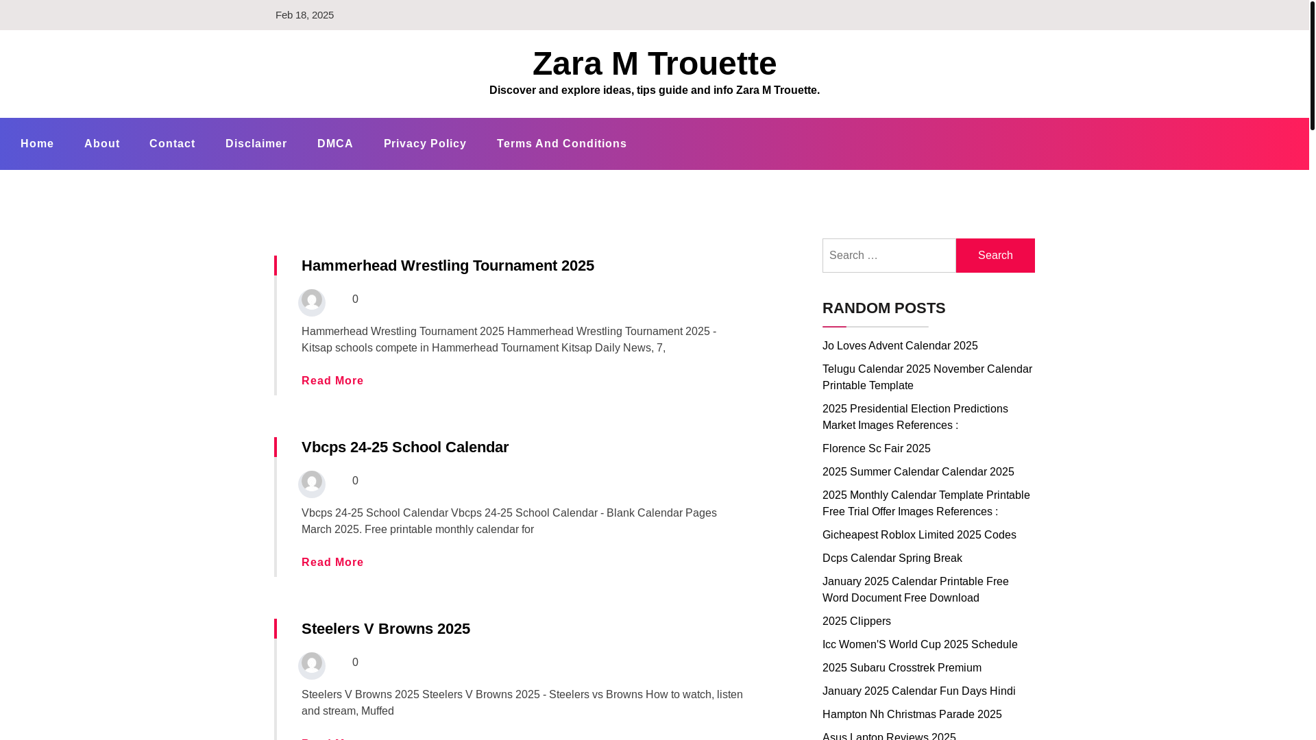 website screenshot of https://zaramtrouette.pages.dev/