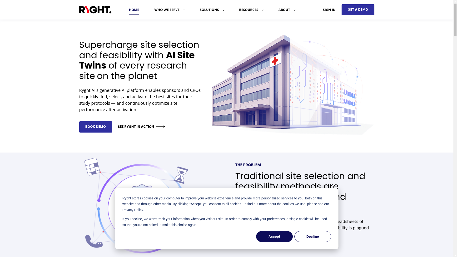 website screenshot of https://ryght-site.com/