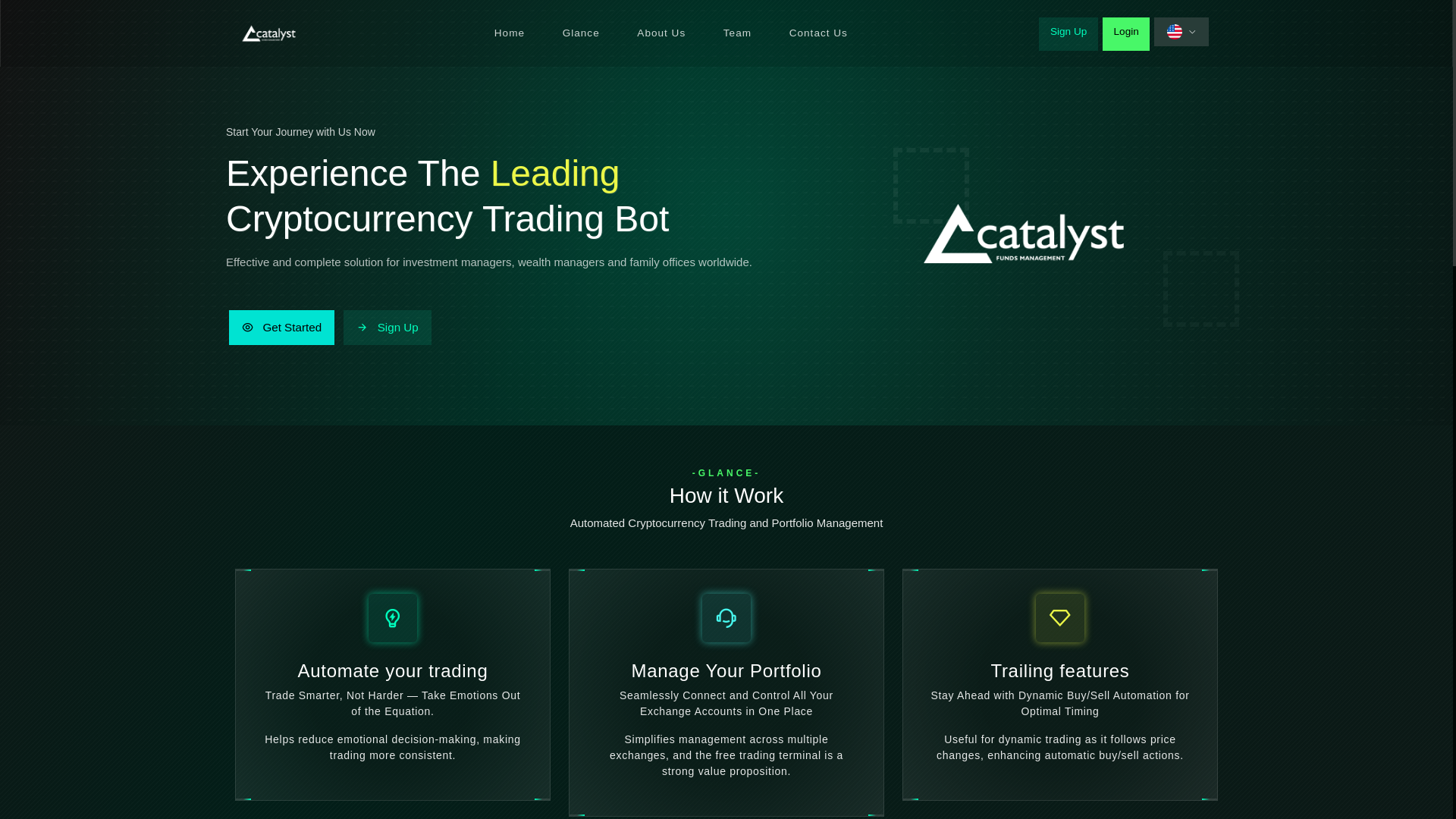 website screenshot of https://hubcryptech.com/