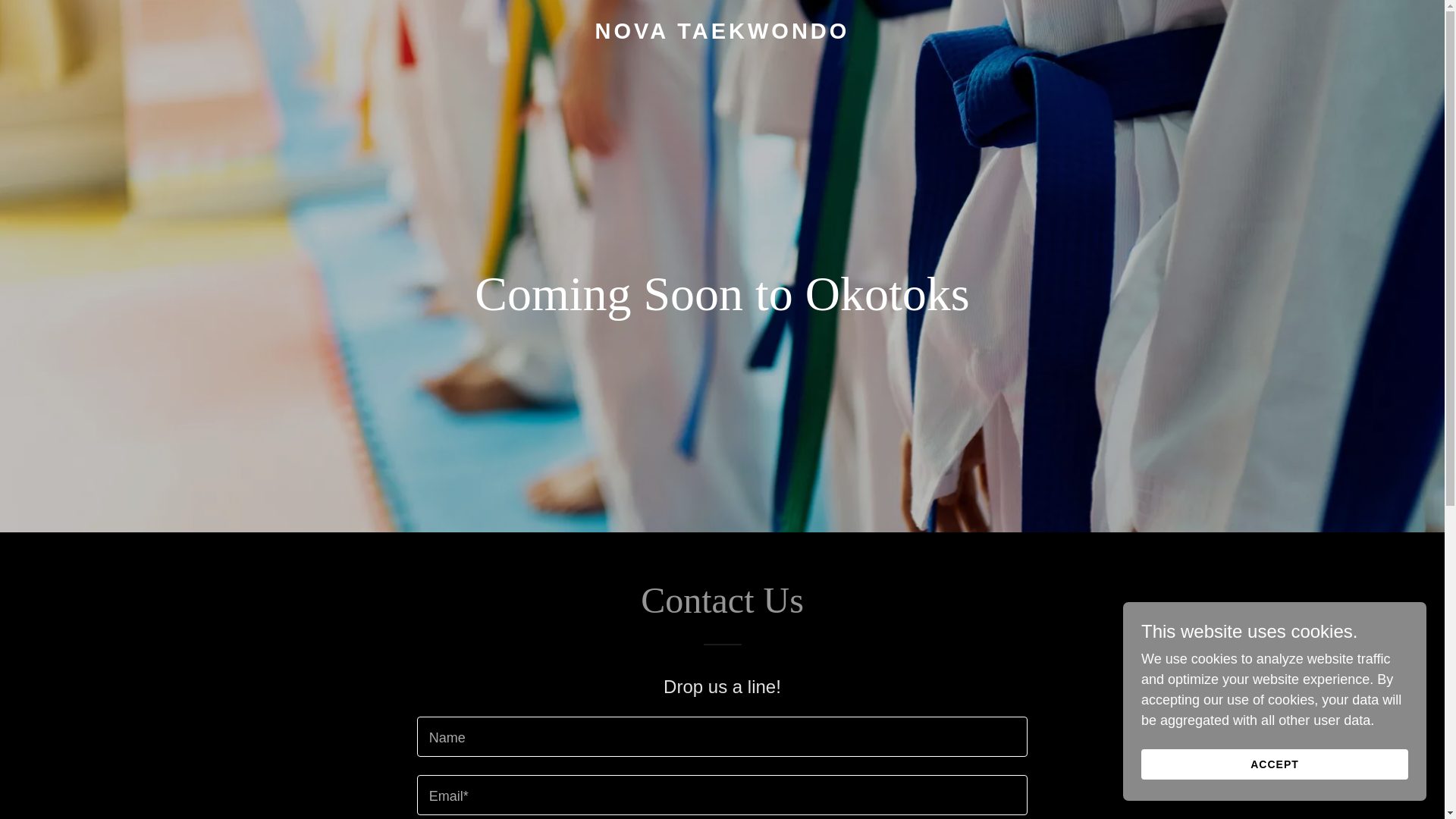 website screenshot of https://novatkd.ca/