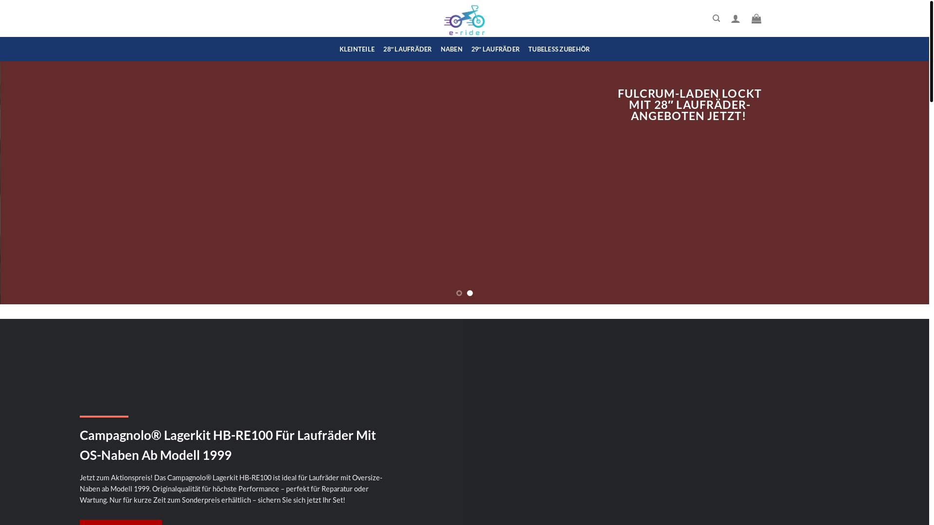 website screenshot of https://fahrradzubehoerde.com/
