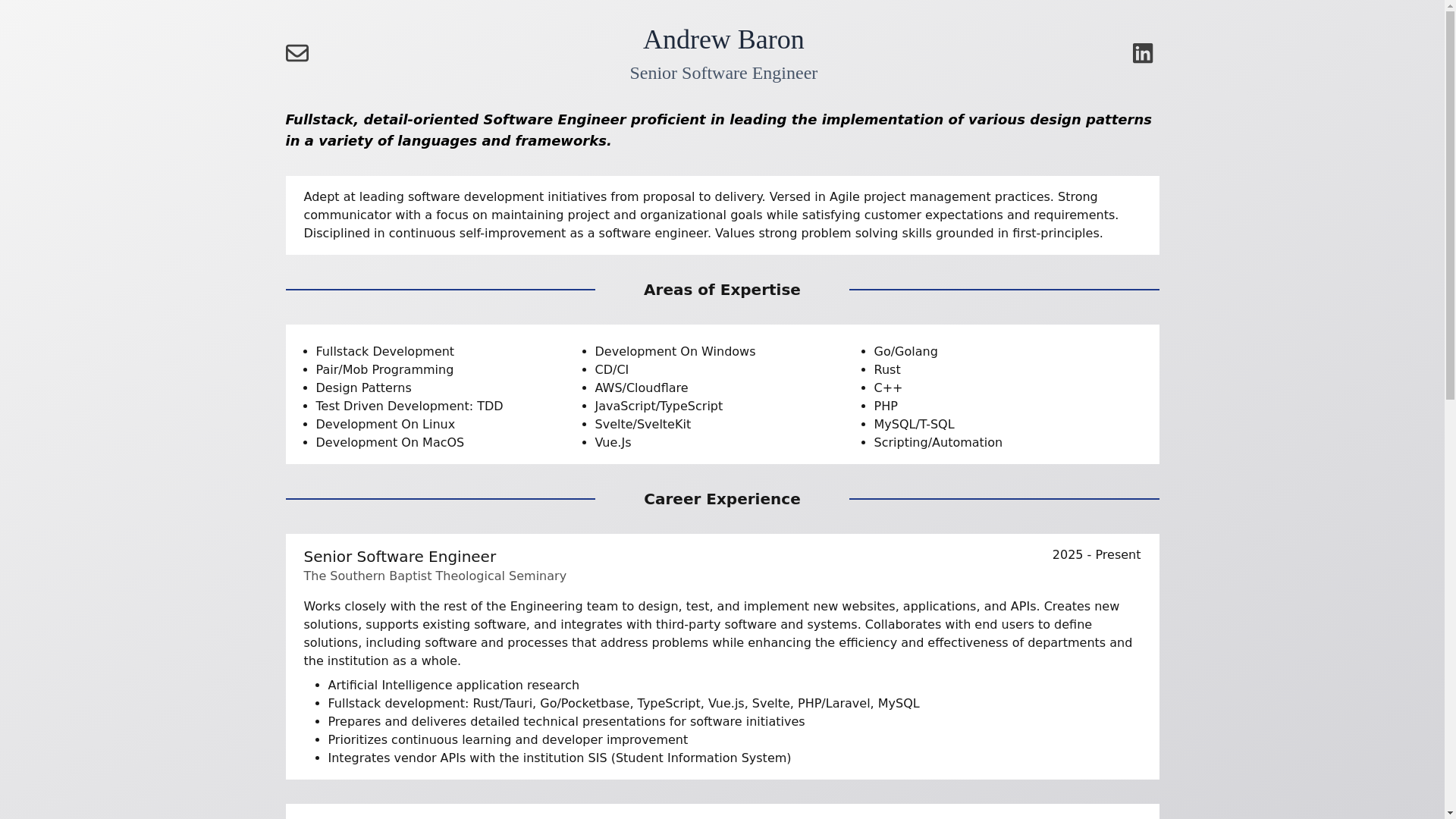 website screenshot of https://resume-baron-contact.pages.dev/