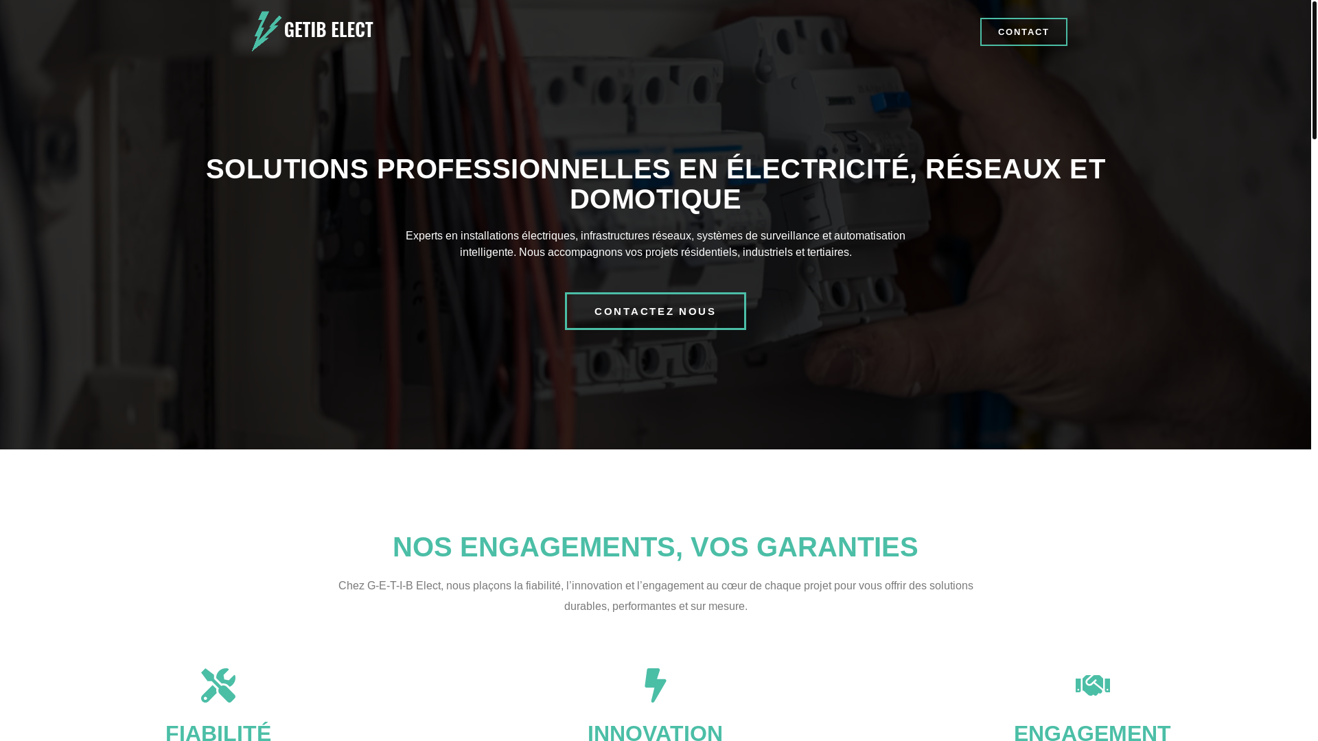 website screenshot of https://getib-elect-algerie.com/