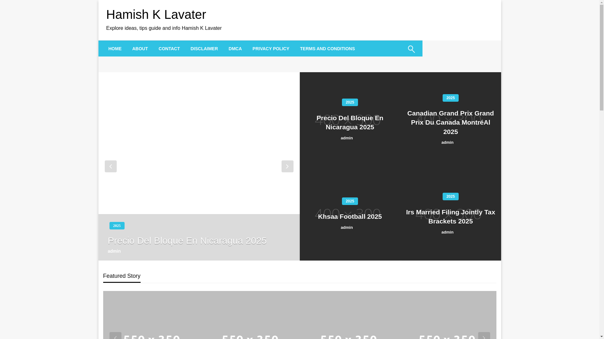 website screenshot of https://hamishklavater.pages.dev/