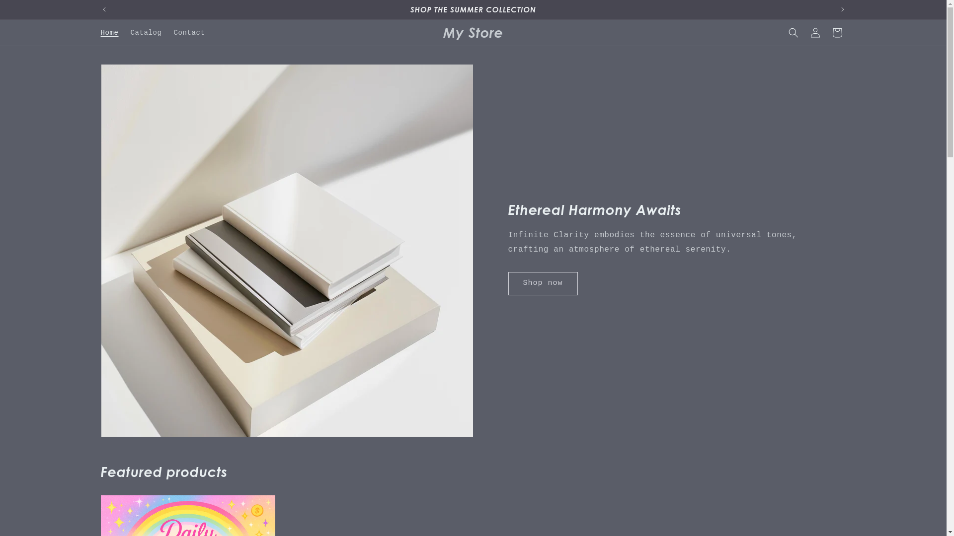 website screenshot of https://infiniteclarity.shop/