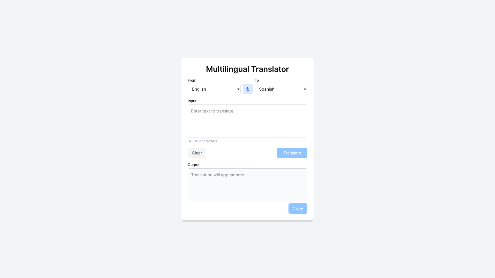 website screenshot of https://33bfce54-multilingual-llm-tra-frontend.pages.dev/