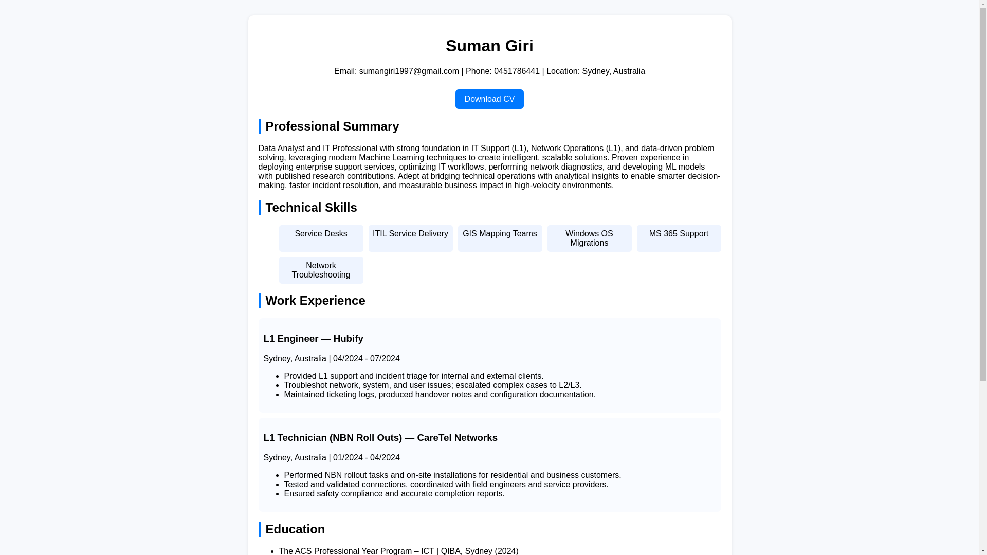 website screenshot of https://sumangiri.pages.dev/