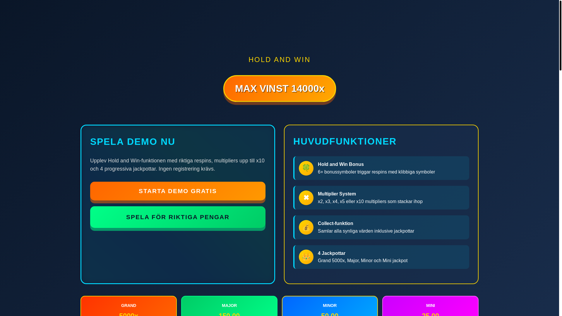 website screenshot of https://superchargedclovers.se/