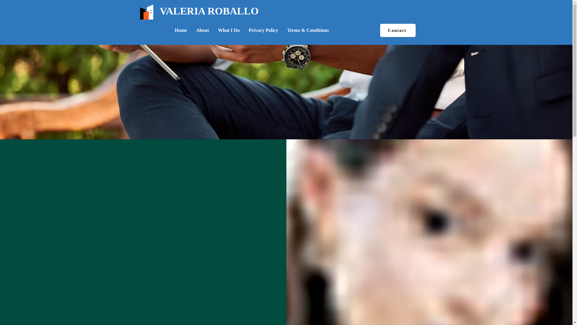 website screenshot of https://valeriaroballo.net/