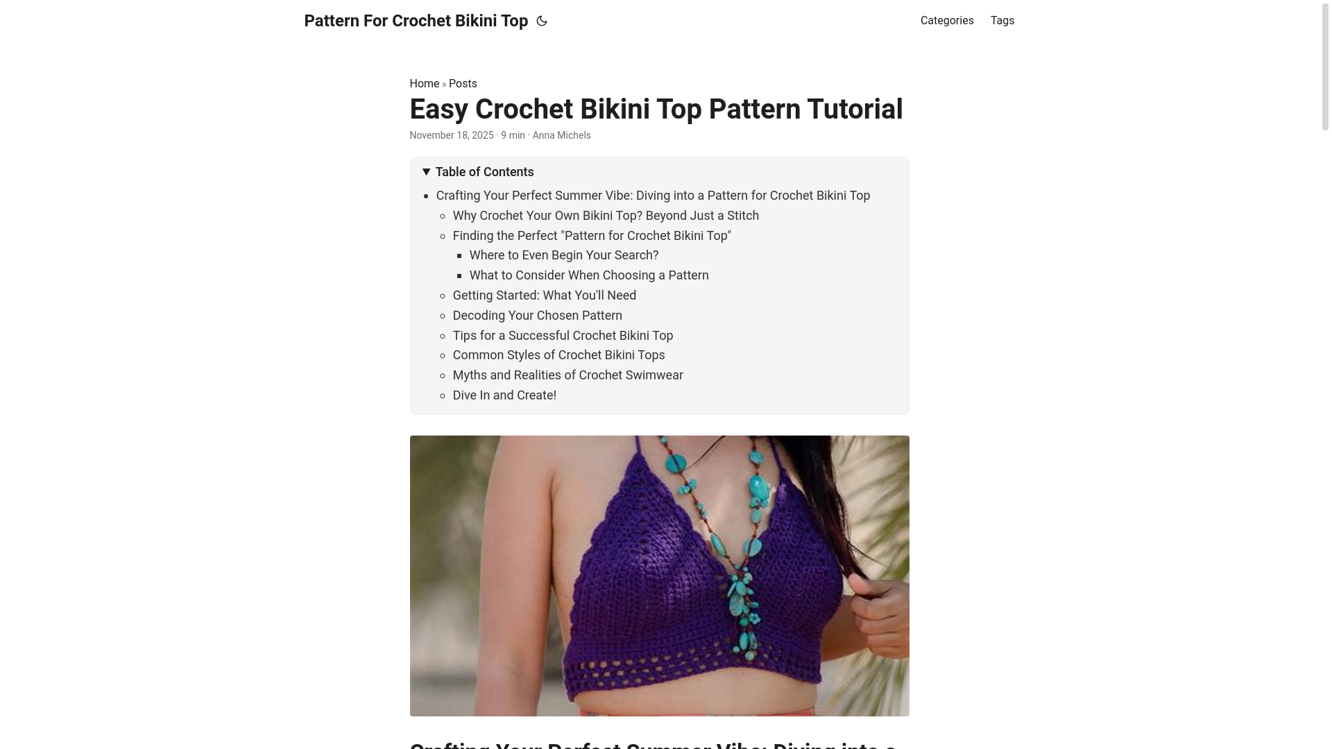 website screenshot of https://patternforcrochetbikinitop3.pages.dev/