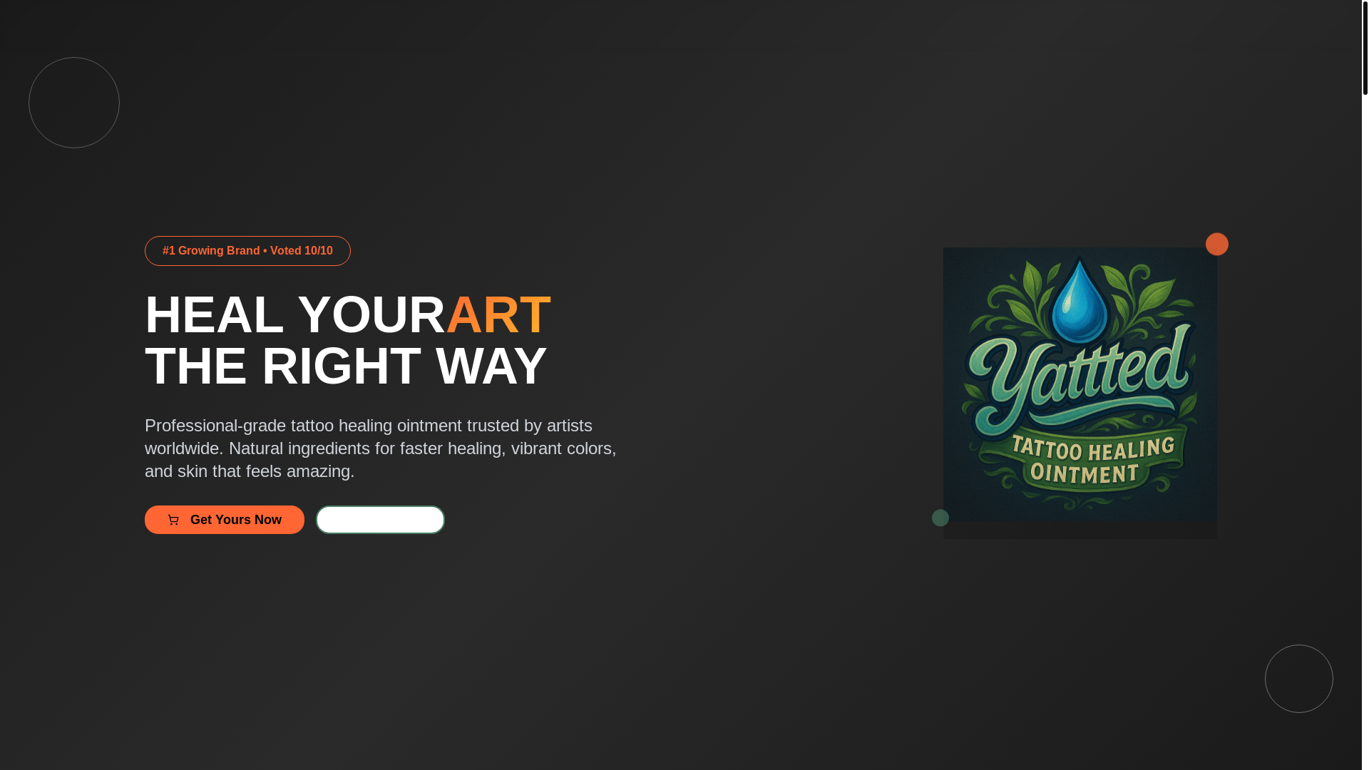 website screenshot of https://yatted.life/