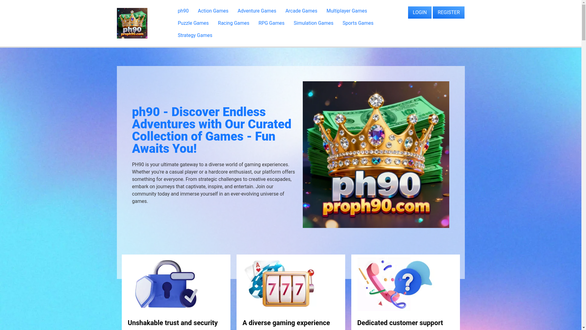 website screenshot of https://proph90.com/