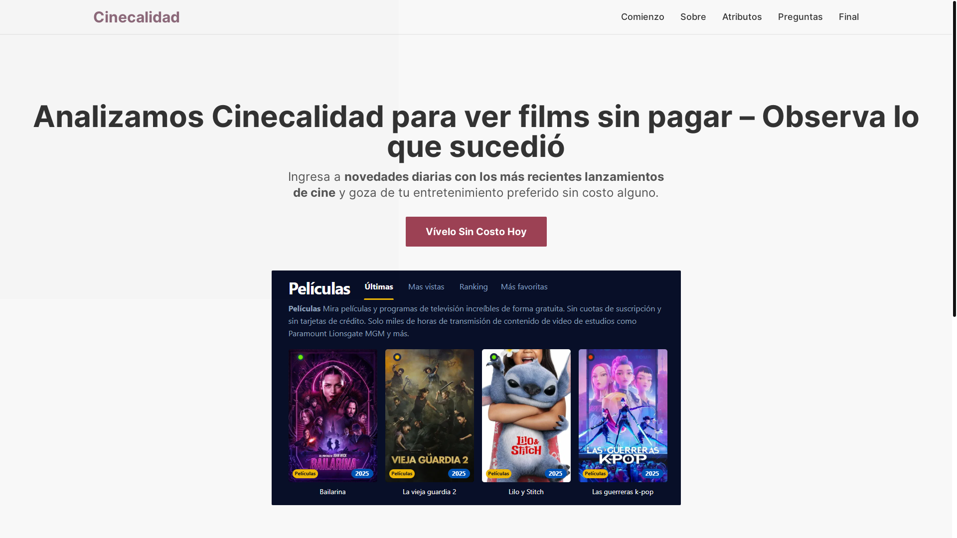 website screenshot of https://cinecalidad-4sjt.pages.dev/
