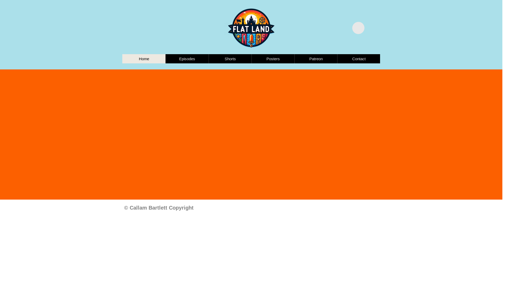 website screenshot of https://flatlandcartoon.com/