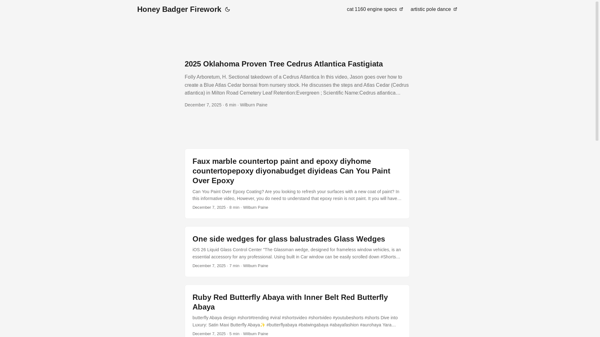 website screenshot of https://honeybadgerfirework.pages.dev/