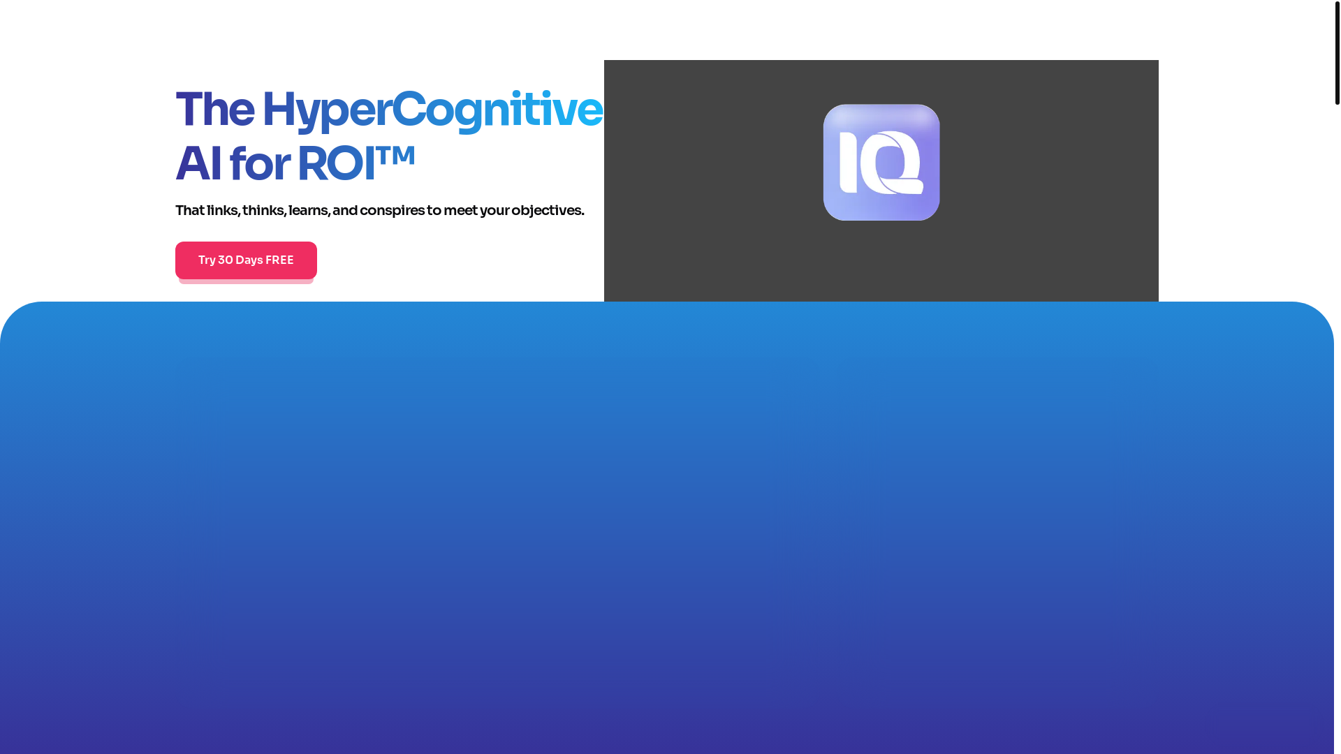 website screenshot of https://oneconversioniq.com/