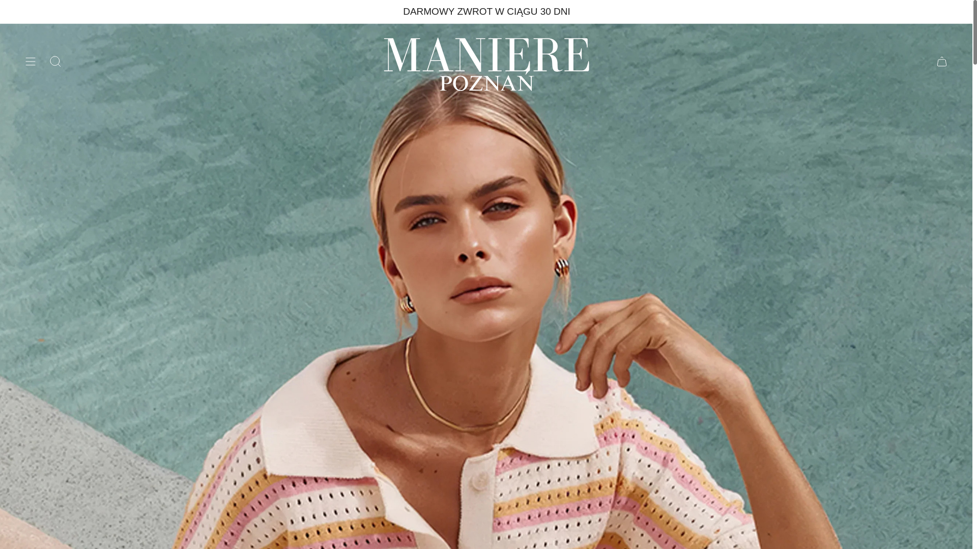 website screenshot of https://maniere-poznan.com/