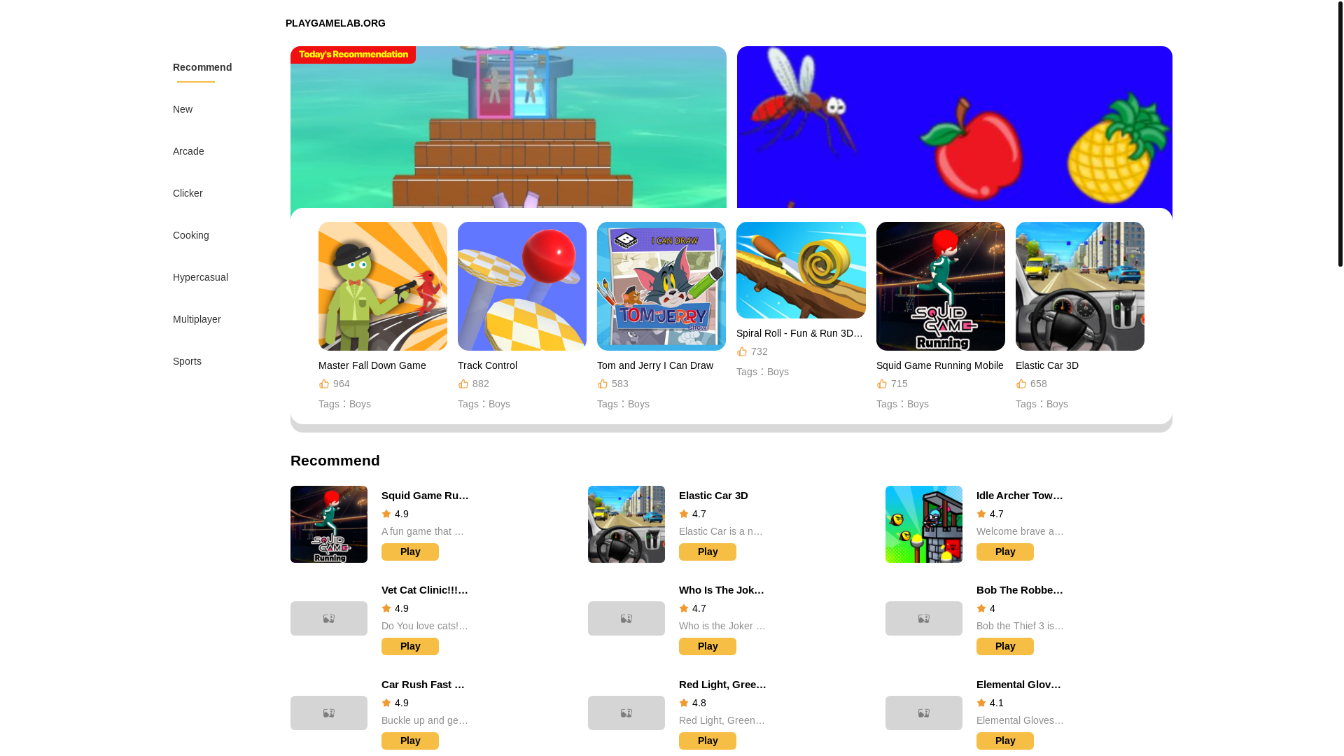 website screenshot of https://playgamelab-org.pages.dev/