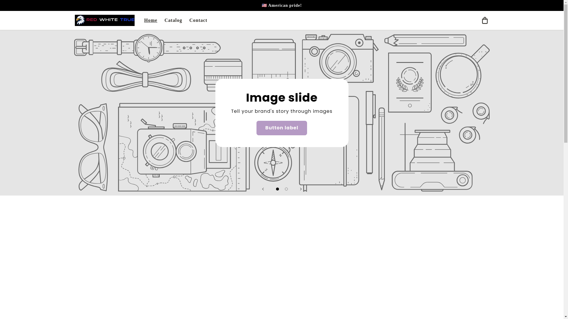 website screenshot of https://red-white-true.us/
