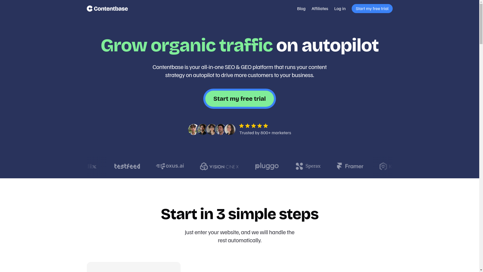 website screenshot of https://contentbase009.blog/