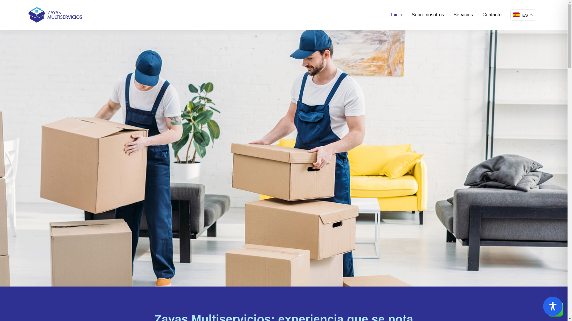 website screenshot of https://zayasmultiservicios.com/