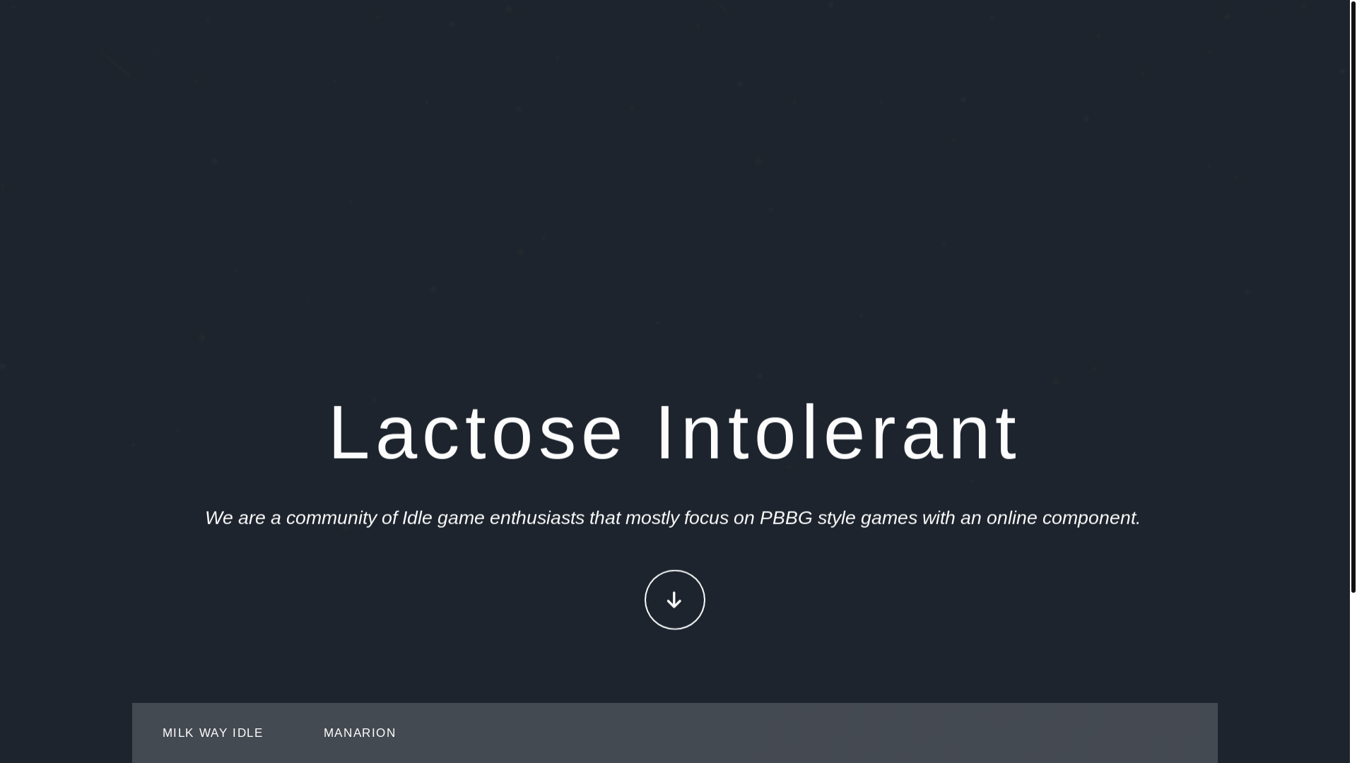 website screenshot of https://lactoseintolerant.io/