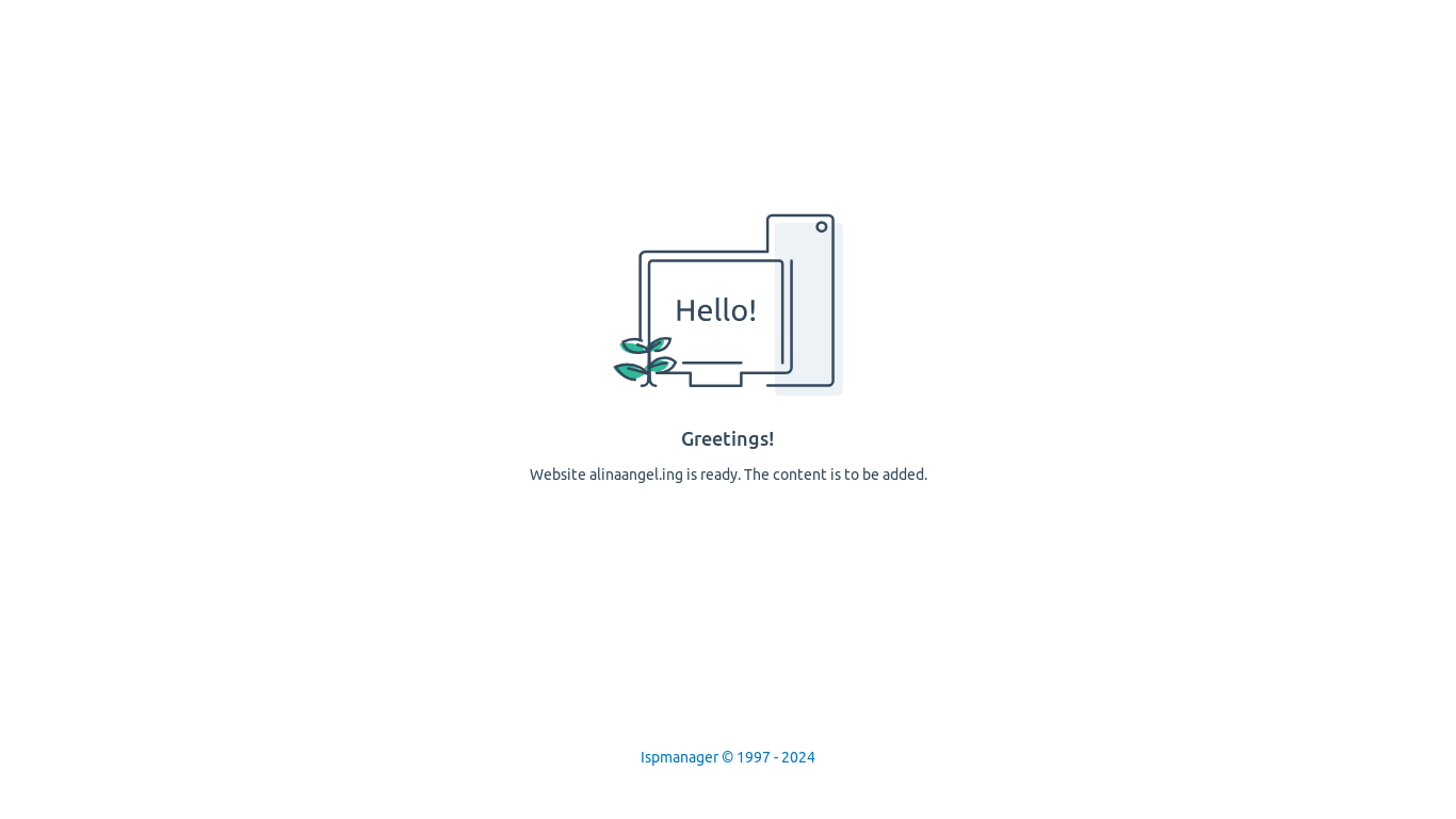 website screenshot of https://alinaangel.ing/