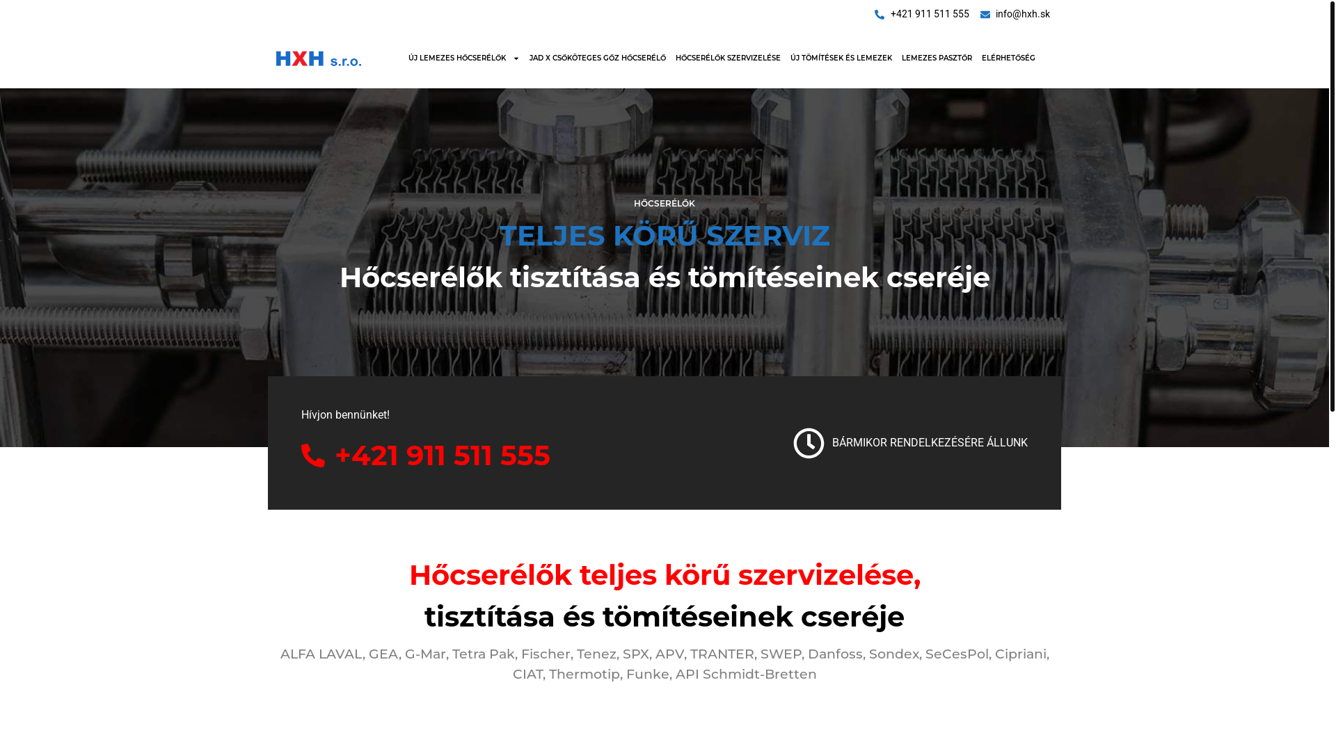 website screenshot of https://thermowave.hu/