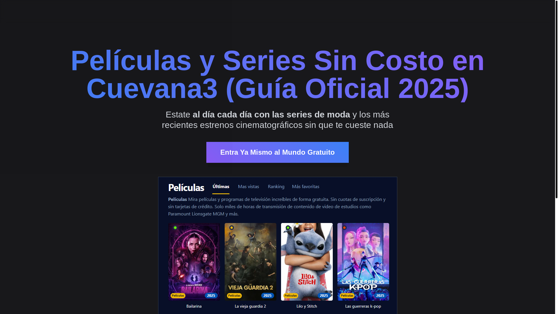 website screenshot of https://cuevana3-nc71.pages.dev/