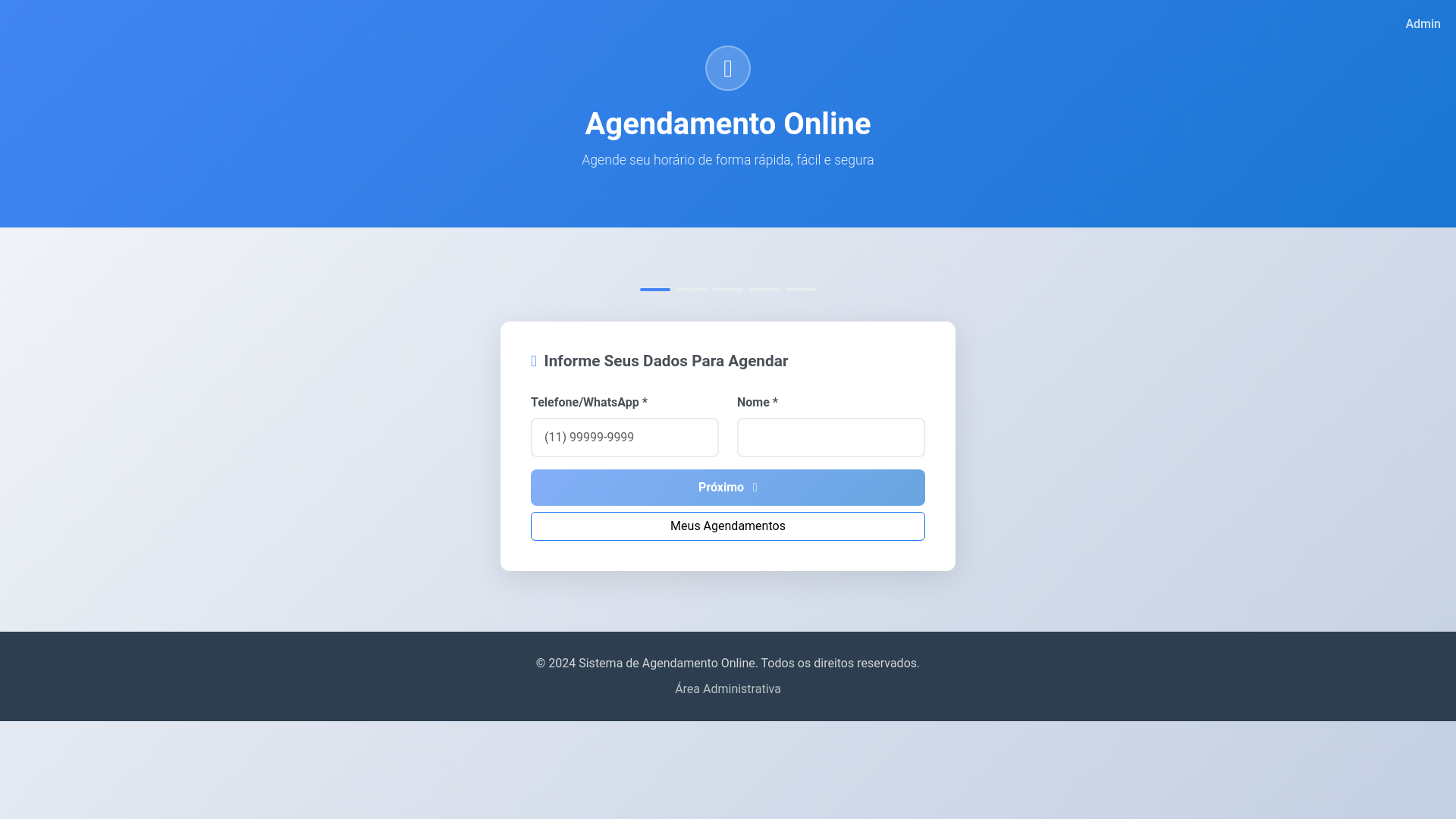 website screenshot of https://dimascabeleireiro.com.br/